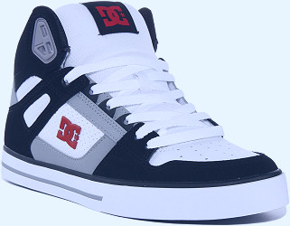 Dc Shoes Pure High Top Mens Skate Inspired Shoes In Black White Size US 7 -  13 | eBay